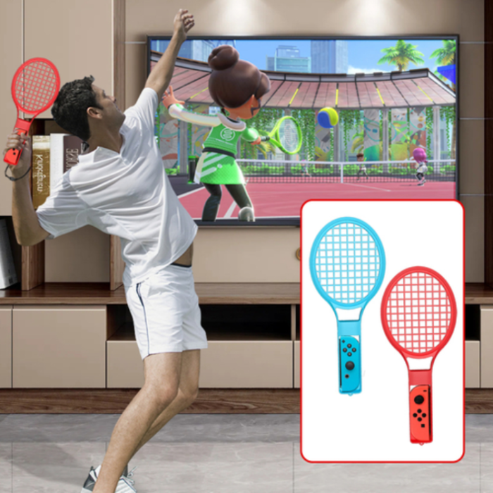 A-One Brand - 10-i-1 Sport- & Familjepaket för Nintendo Switch – Röd/Blå