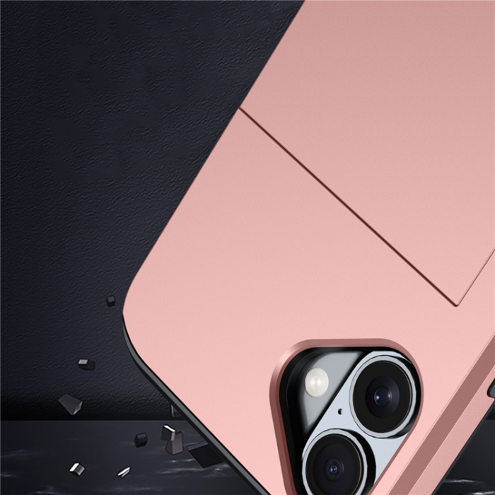 A-One Brand - iPhone 17 Mobilskal korthållare - Roséguld