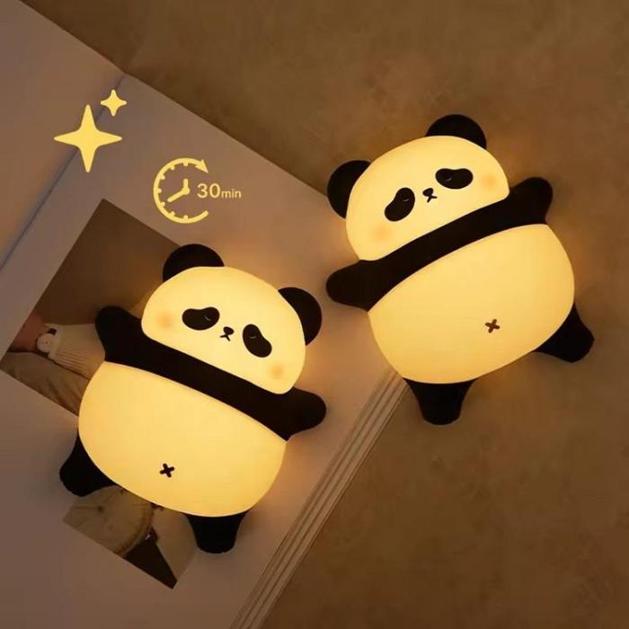 OEM - LED Touch Nattlampa Sleeping Panda Art Deco