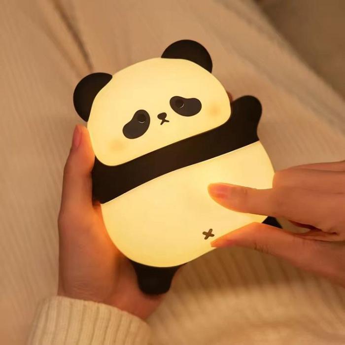OEM - LED Touch Nattlampa Sleeping Panda Art Deco