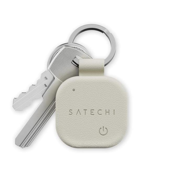 Satechi - Satechi Findall Nyckelring i vegansk läder med Find My - Sand