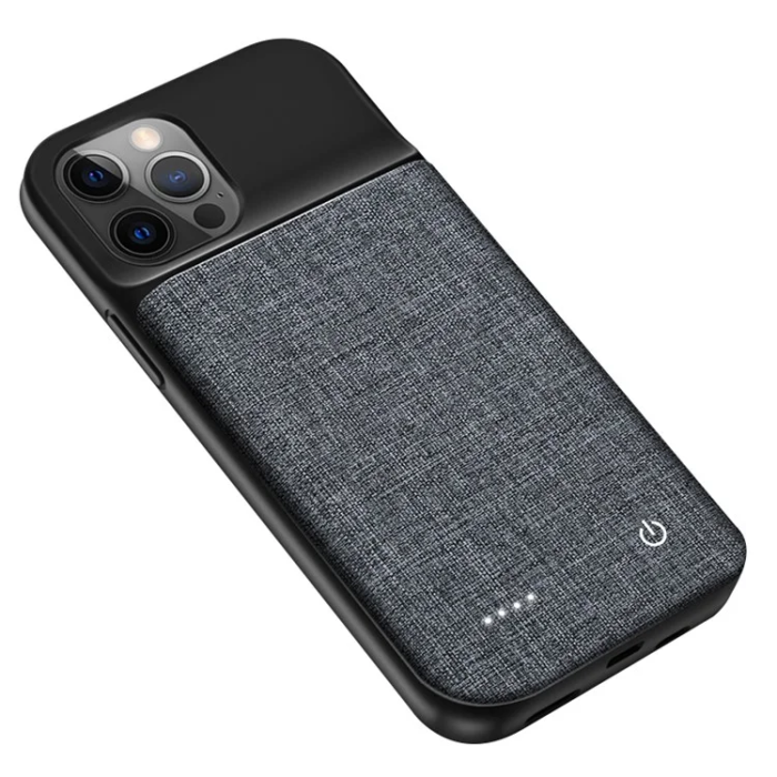 A-One Brand - iPhone 12 Pro Batteriskal 6800mAh Rechargeable Oxford Cloth