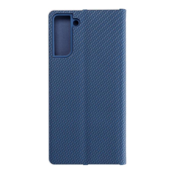 UTGATT1 - Forcell LUNA Carbon fodral till Samsung Galaxy S21 Plus Blå
