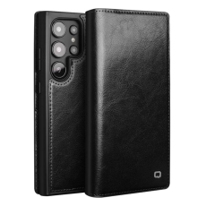 QIALINO - Qialino Galaxy S25 Ultra Plånboksfodral Äkta Läder Flip