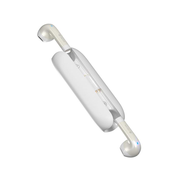 OEM - Bluetooth-hörlurar Devia TWS Smart M3 Vit