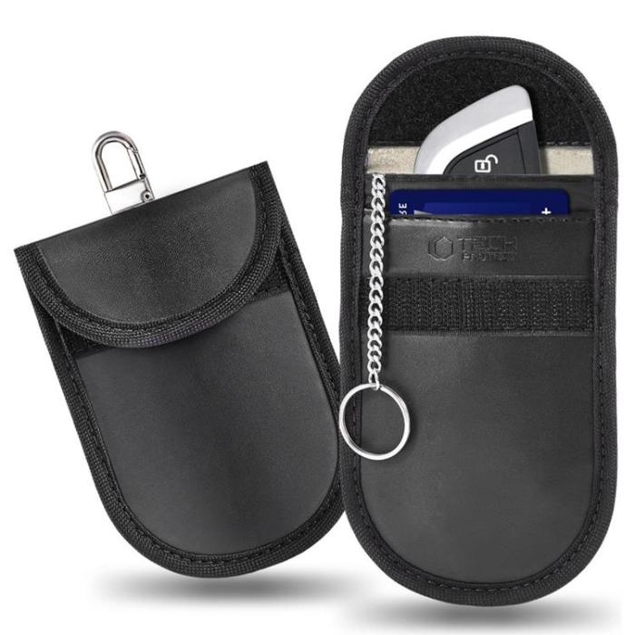 Tech-Protect - Tech-Protect Faraday Cage RFID-Blockerande Nyckel Skal – Svart