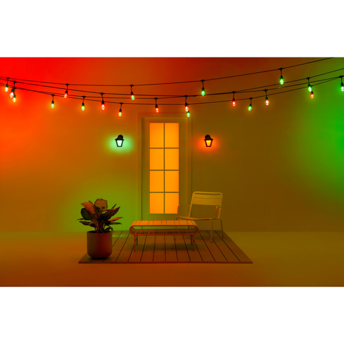 Wiz - WiZ WiFi Smart Classic Vägglampa Utomhus Färg + Varm-kallvit 230V