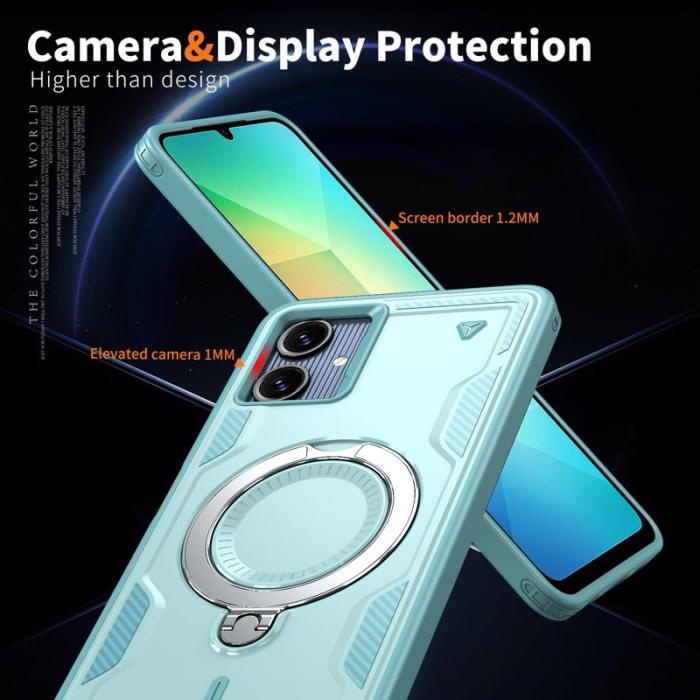 N/A - Mobilskal till Samsung Galaxy A06 4G Plast Militärskydd - Blå