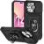 A-One Brand - iPhone 14 Pro Max Skal Ringhållare Kickstand - Svart