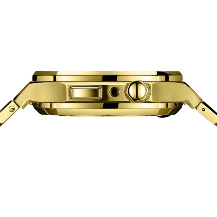 A-One Brand - Apple Watch 4/5/6/7/8/SE (44/45mm) Luxury Band Armor Stainless Steel - Guld