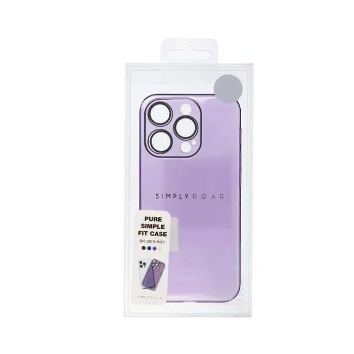 Roar - Roar iPhone 14 Plus Mobilskal Pure Simple Fit - Lila