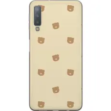 Gustaf - Mobilskal till Samsung Galaxy A7 (2018) med Bj&ouml;rnm&ouml;nster