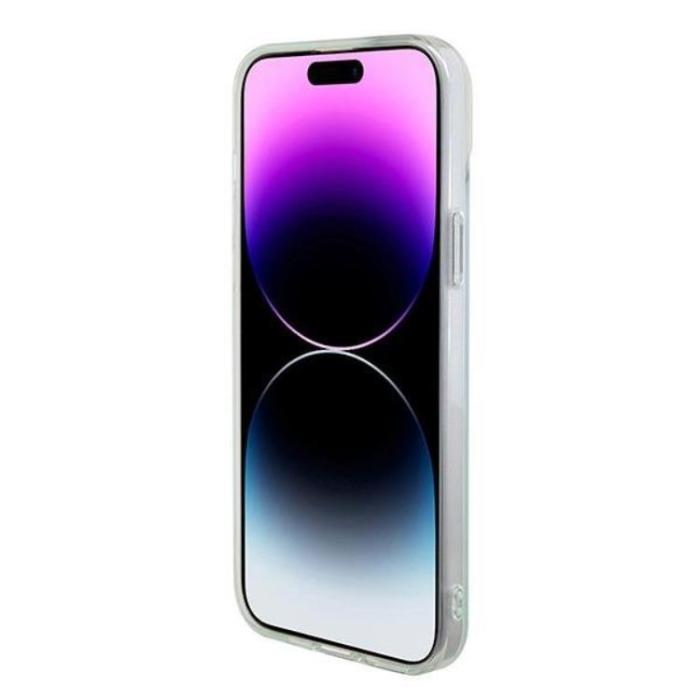 Guess - Guess iPhone 15 Plus Mobilskal Magsafe IML Iridescent - Turquoise