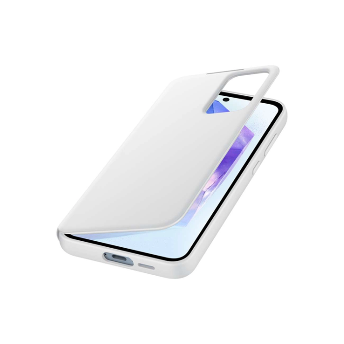 Samsung - Samsung Galaxy A55 5G Plånboksfodral Smart View - Vit