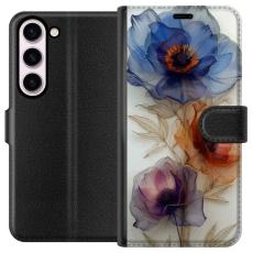 iSecrets - Pl&aring;nboksfodral till Samsung Galaxy S23 med Silkesblommor