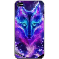 Gustaf - Mobilskal till Apple iPhone 4 med Neon Varg