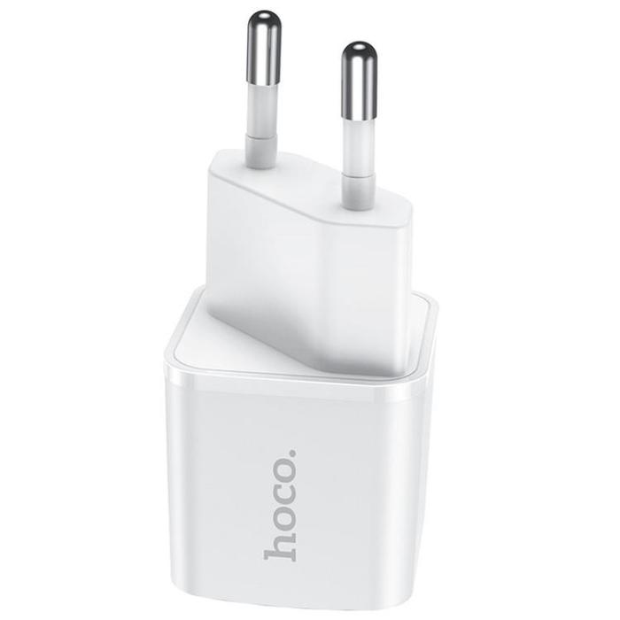 Hoco - Hoco Väggladdare Adapter USB-C - Vit