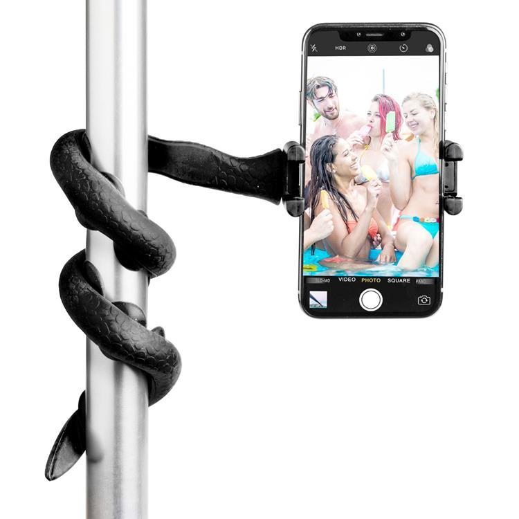 Celly Snake Flexibel selfie-stick - Svart | 264 | AlltMobil