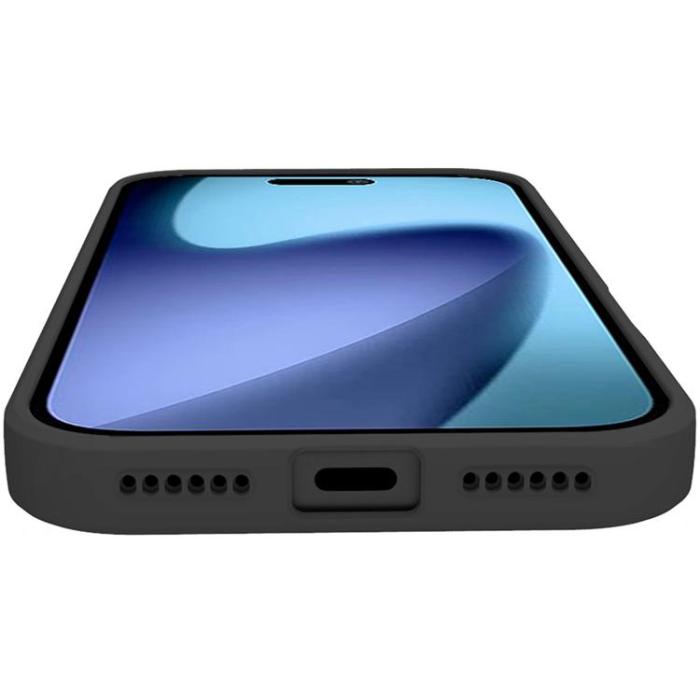 Celly - Celly iPhone 17 Pro Mobilskal MagSafe Cromo Soft Rubber - Svart