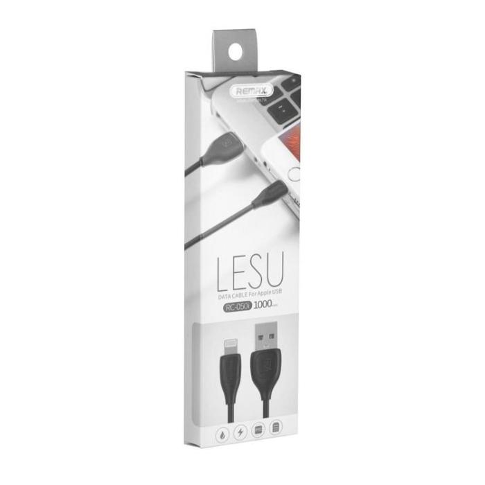 UTGATT1 - REMAX USB Lightning 8-pin Kabel - Svart