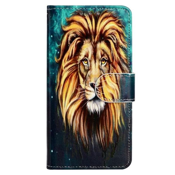 A-One Brand - iPhone 14 Plus Plånboksfodral Folio Flip - Lion
