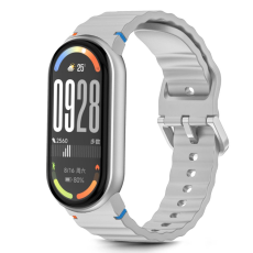 Tech-Protect - Tech-Protect Xiaomi Smart Band 8/9/10/NFC Armband Silikon - Grå