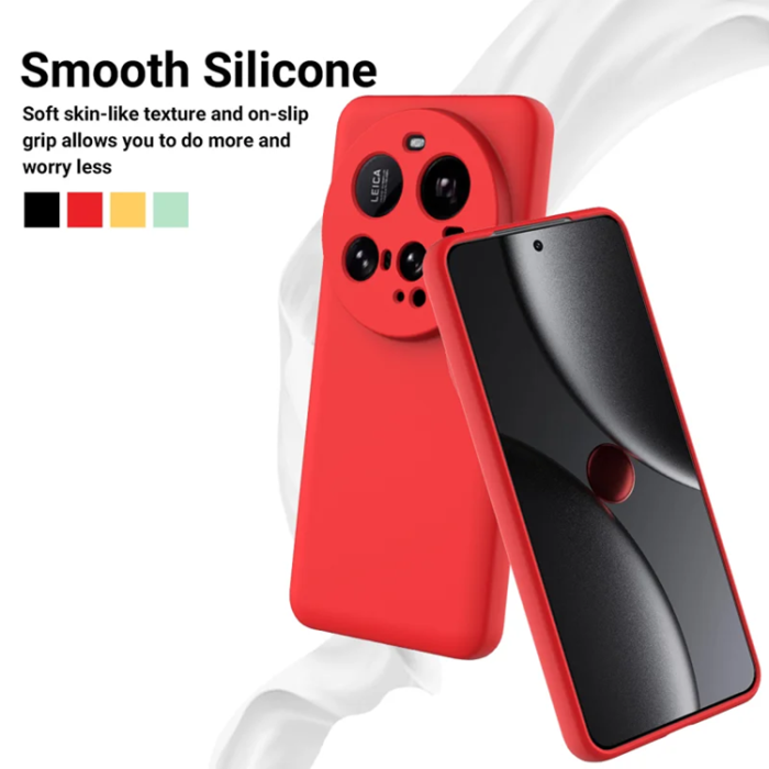 A-One Brand - Xiaomi 15 Ultra Mobilskal Liquid Silikon - Röd