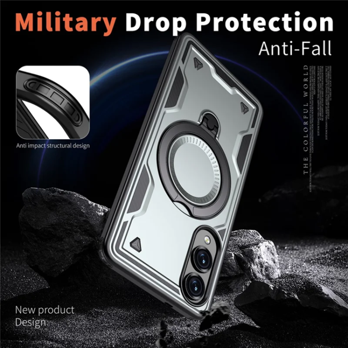 A-One Brand - Mobilskal till Galaxy S25 Edge Magsafe Kickstand