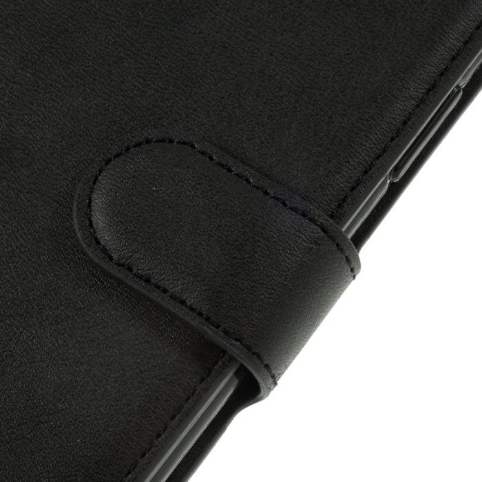 AZNS - AZNS Leather Stand Konstläder Plånboksfodral för iPhone 11 6.1 tum - Svart