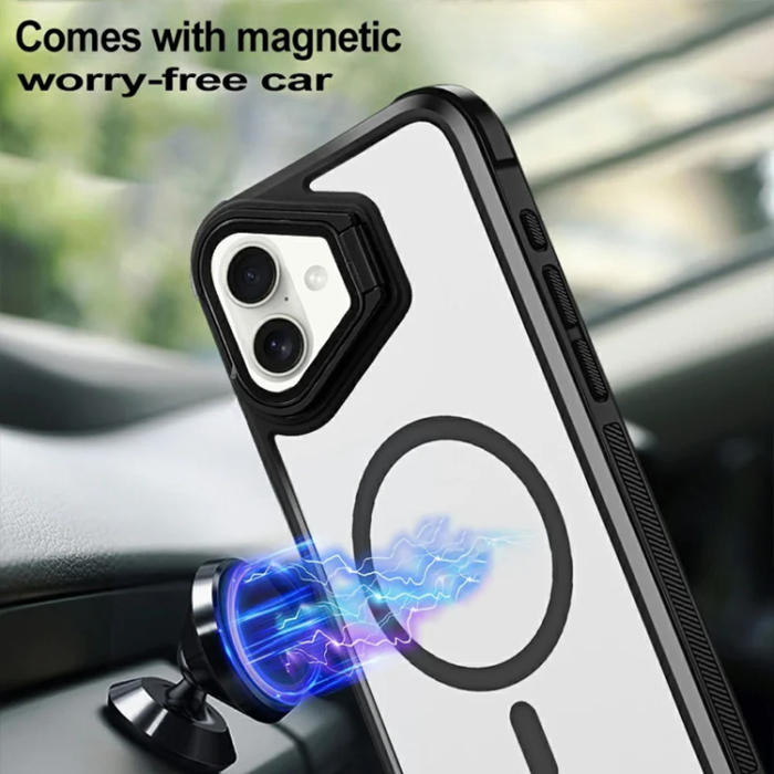 A-One Brand - iPhone 16 Plus Mobilskal Magsafe med Linsskyddsstöd