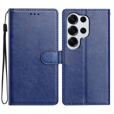 OEM - Samsung Galaxy S26 Ultra Pl&aring;nboksfodral Konstl&auml;der St&auml;ll - Bl&aring;