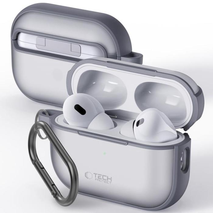 Tech-Protect - Tech-Protect Apple Airpods Pro 1/2 Skal Magmat - Matt Grå