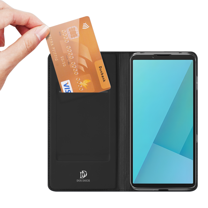 Dux Ducis - Dux Ducis Sony Xperia 10 VII Plånboksfodral Skin Pro - Svart