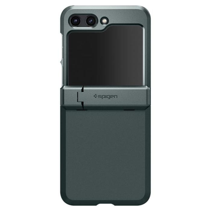 UTGATT - Spigen Galaxy Z Flip 5 Mobilskal Tough Armor Pro - Grön