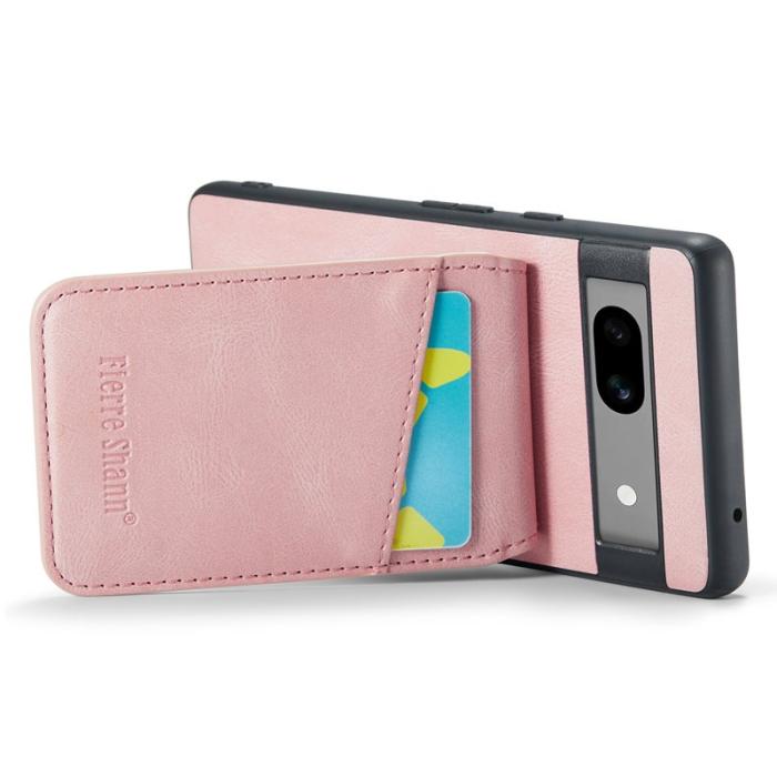 FIERRE SHANN - FIERRE SHANN Google Pixel 7a Fodral PU+TPU - Rosa