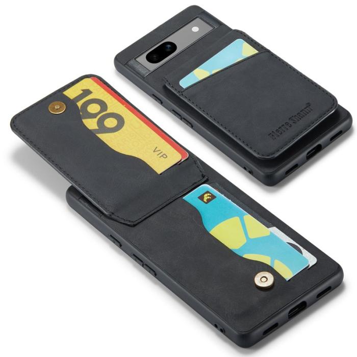 FIERRE SHANN - FIERRE SHANN Google Pixel 7a Fodral PU+TPU - Svart