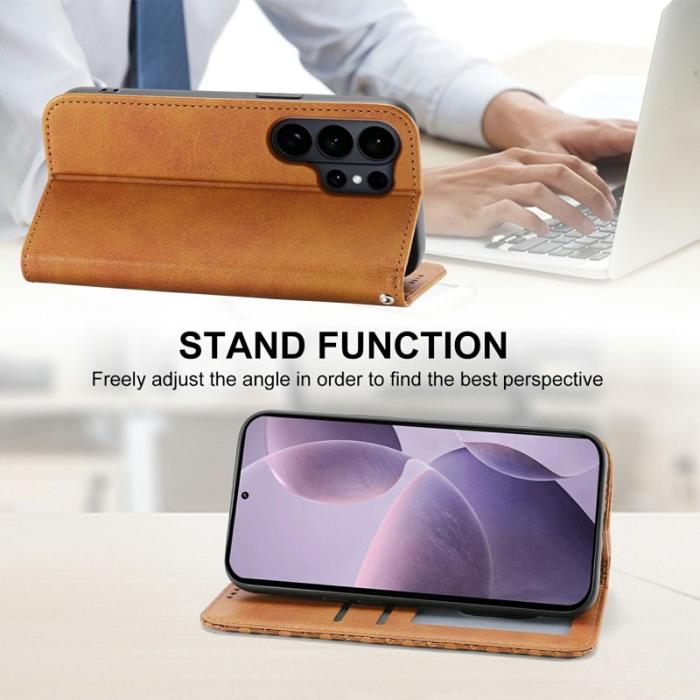 OEM - Xiaomi 17 Plånboksfodral Kalvtextur Plånboksfodral Konstläder - Gul - Blå