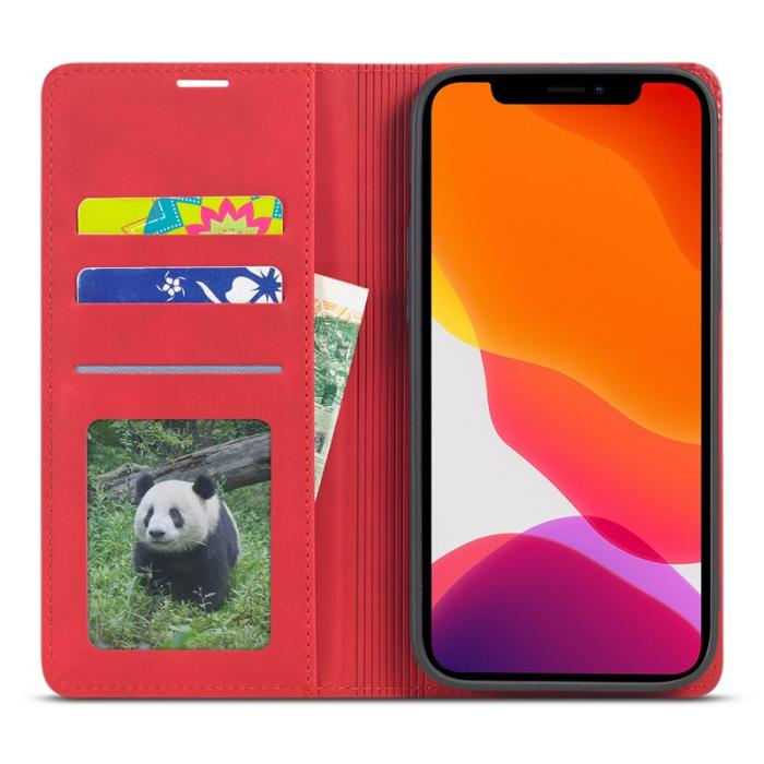 FORWENW - FORWENW Fantasy Series Mobilskal till iPhone 13 KonstLäder - Röd