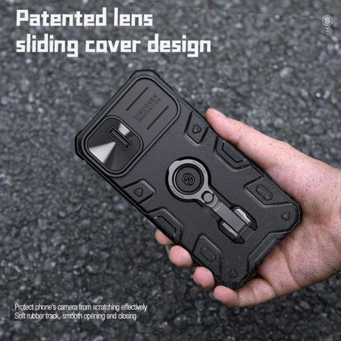 Nillkin - Nillkin iPhone 14 Plus Skal Ringhållare Armor Pro - Blå