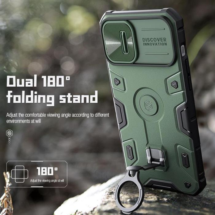 Nillkin - Nillkin iPhone 14 Plus Skal Ringhållare Armor Pro - Blå