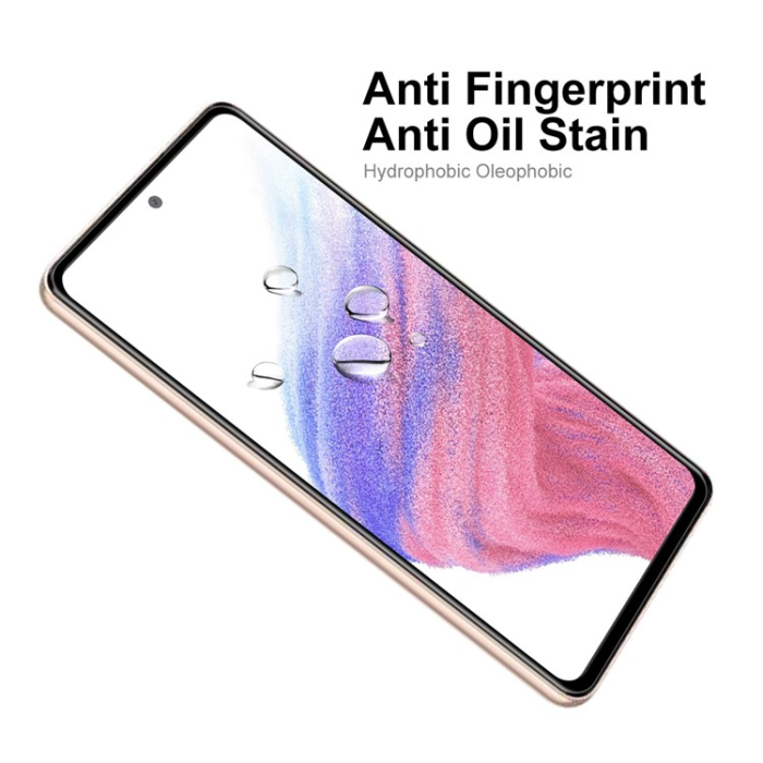 Boom of Sweden - [1-PACK] Galaxy A54 5G Härdat Glas Skärmskydd - Svart