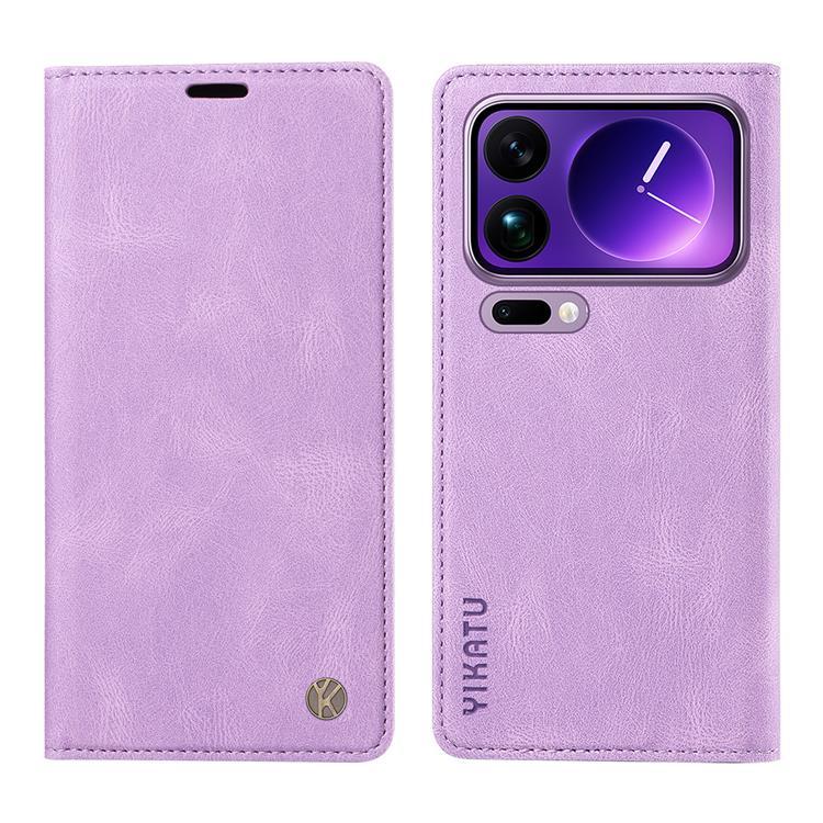 YIKATU Xiaomi 17 Pro Max Plånboksfodral Skin Touch - Lila | 2353 | AlltMobil