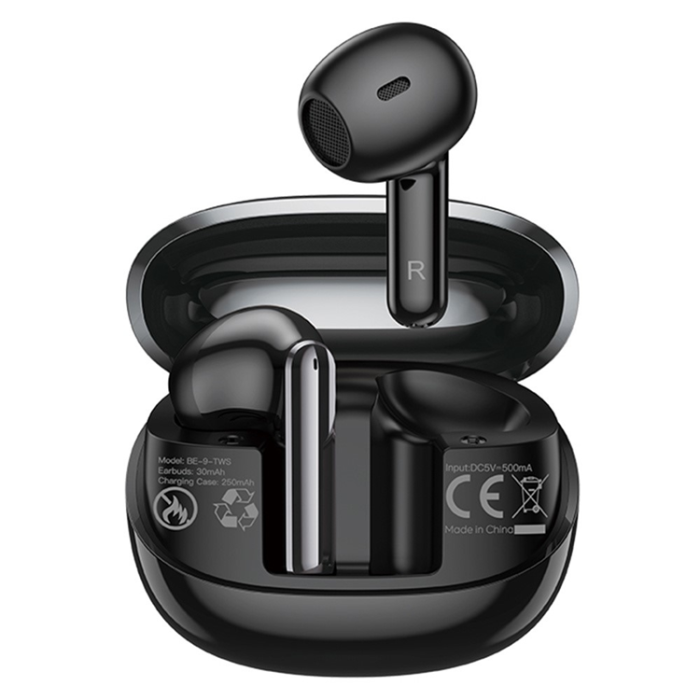 TOTU - TOTU TWS Trådlösa Bluetooth Hörlurar In-ear BE-9-TWS - Svart