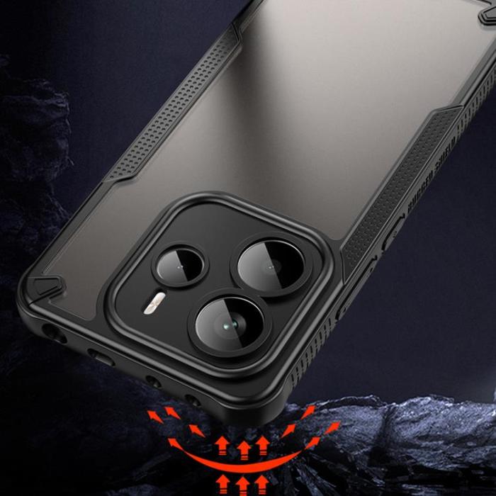 OEM - Xiaomi Redmi Note 14 5G Mobilskal Defender Matt - Svart
