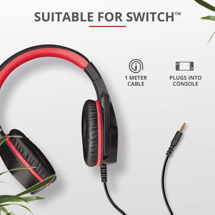 UTGATT1 - TRUST GXT 404R Gaming Headset Nintendo Switch