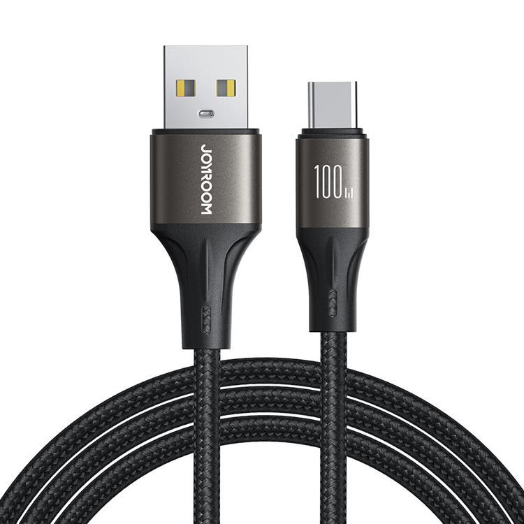 Joyroom USB-C till USB-A kabel Light-Speed 1.2m - Svart | 3541 | AlltMobil
