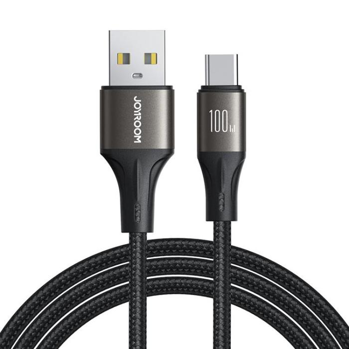 Joyroom - Joyroom USB-C till USB-A kabel Light-Speed 1.2m - Svart