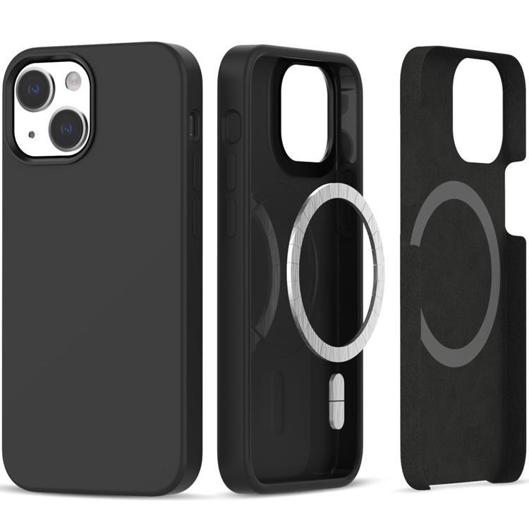 Tech-Protect iPhone 14/13 Mobilskal Magsafe Silikon - Svart | 2353 | AlltMobil