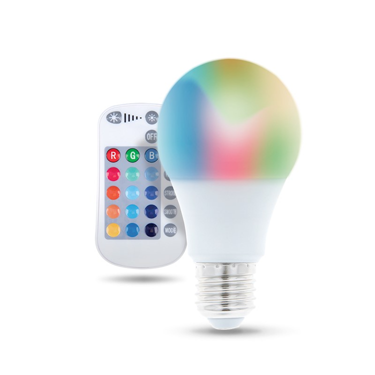 Forever Light LED Glödlampa E27 A60 RGB + Vit 9W + RC | 264 | AlltMobil