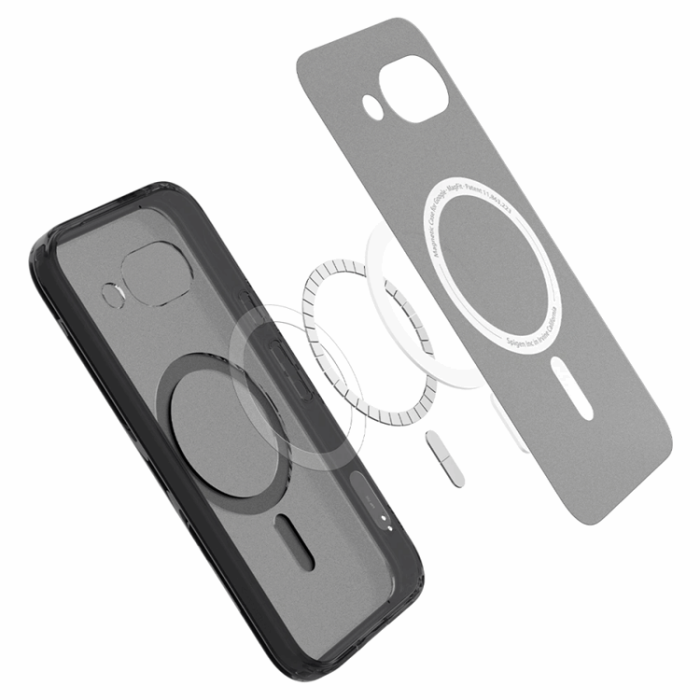 Spigen - Spigen Google Pixel 9a Mobilskal Magsafe Ultra Hybrid - Frost Svart